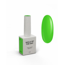 NAILSOFTHEDAY Kiwi - elektryzujący limonkowy lakier hybrydowy, 10 ml